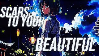 Scars To Your Beautiful  Lyrics × Bass Boost   Alessia Cara  Trap Nation [upl. by Prospero785]