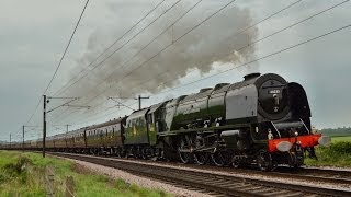 46233 Duchess of Sutherland powers South from Retford [upl. by Elodia832]