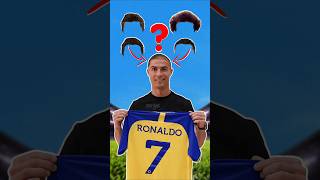 Ronaldo Hairstyle Challenge ❓🤔✂️ ronaldo shorts cr7 worldcup soccer cristiano football [upl. by Nagel250]