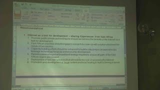 Session Eight EAIGF 2015 Draft report presentation – Barrack Otieno [upl. by Adnimra]