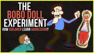 Banduras Bobo Doll Experiment Explained  How Children Learn Agression  Social Learning Theory [upl. by Symons]