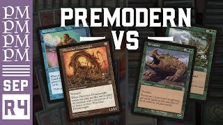 Mono U Stiflenought vs Terrageddon  Round 4  September Premodern MTG Tournament [upl. by Bainbridge]