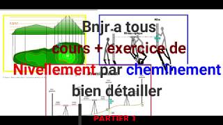 Exercice Topographie Nivellement par cheminement [upl. by Germann568]