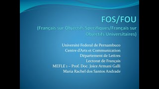 FOS  FOU  FLP  Français Spécialisé FS [upl. by Cyprus905]