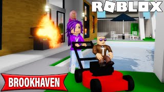 Our first time playing Brookhaven  Roblox [upl. by Hegyera741]