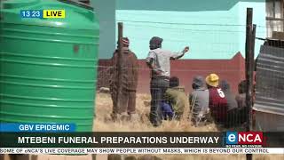 GBV Epidemic  Mtebeni funeral preparations underway [upl. by Aikin571]