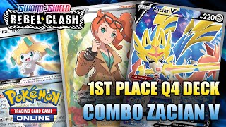 1ST PLACE WINNING TURBO ZACIAN DECK  LimitlessTCG Q4 Pokemon TCG [upl. by Vharat]