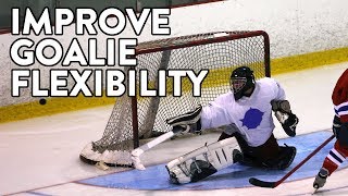 Top three ways for a hockey goalie to improve hip flexibility [upl. by Einafets276]