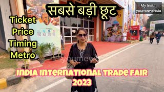 India International Trade Fair 2023 tradefair iitf youmewe exhibition [upl. by Arahsak]