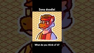 Sona doodle art artist pixilart pixelart cute smallyoutuber furry smallartist [upl. by Gahl688]