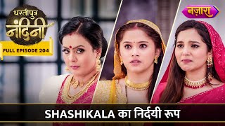 Shashikala Ka Nirdayi Roop Apni Beti Ke Liye  FULL EPISODE 204  Dhartiputra Nandini [upl. by Halverson982]