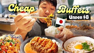 6 ALL YOU CAN EAT Buffets for UNDER 8 in Tokyo Japan [upl. by Lytsirhc]