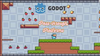 How to create a passthrough platform in Godot 43 [upl. by Leahicm]