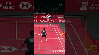 The best rally Viktor Axelsen vs A S Ginting  BWF World Tour Finals 2023 G A shorts badminton [upl. by Shantee43]