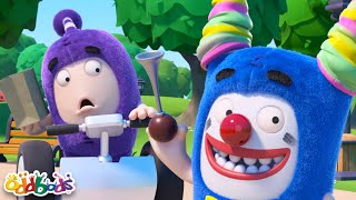 Clown Off  Oddbods TV Full Episodes  Funny Cartoons For Kids [upl. by Eugenio]