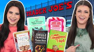 Rating EVERY Snack From Trader Joes holiday [upl. by Kelton]