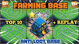 TOP 10 TH12 FARMING BASE WITH REPLAY  TH12 FARM BASE WITH LINK  TH12 BASE LAYOUT UPDATE 2023 [upl. by Kline]