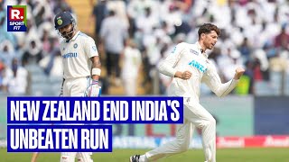 IND v NZ New Zealand Hand India First Home Test Series Loss in 12 Years [upl. by Monetta771]