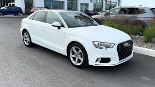 2019 Audi A3 Komfort Quattro Frederictonvw [upl. by Bowler]