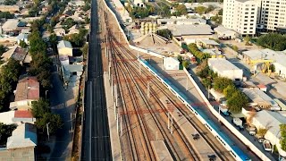 Afrosiyob High Speed Train  Samarkand to Tashkent in Uzbekistan  Unravel Travel TV [upl. by Enner]