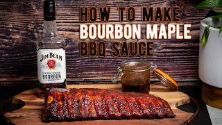 Bourbon Maple BBQ Sauce  2 minute Sauces you can make at home [upl. by Pitts]