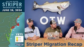 Striper Migration Recap  June 28 2024 [upl. by Assirrec]