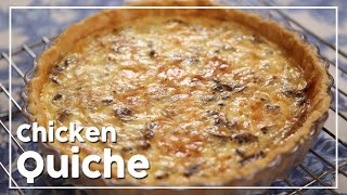 Chicken Quiche Recipe  How to Make Chicken And Mushroom Quiche  My Recipe Book By Tarika Singh [upl. by Ha]