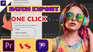 How to Export Multiple clips in Premiere Pro  Premiere Pro vs Edimakor [upl. by Nadirehs]