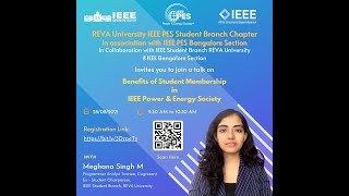 Talk on quotBenefits of student Membership in the IEEE Power amp Energy Societyquot [upl. by Ozneral701]