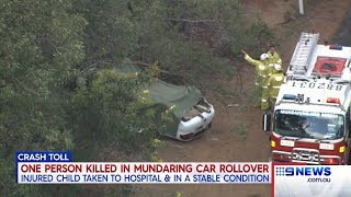 Mundaring Fatal  9 News Perth [upl. by Kutzer]