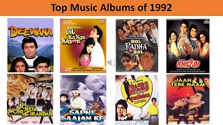 Top Bollywood 1992 Music Albums [upl. by Bautista]