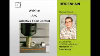 HEIDENHAIN  Adaptive Feed Control AFC [upl. by Wyatt995]