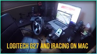 Logitech G27  iRacing Running on a Macbook Pro  How To  Tutorial [upl. by Araiek]