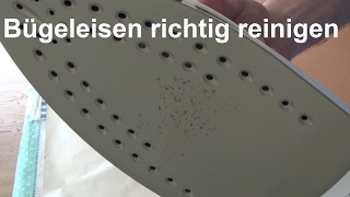 Lifehack Bügeleisen reinigen Bügeleisen sauber machen Haushaltstipps [upl. by Depoliti]