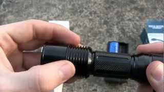 Review Trustfire Z6  CREE XML T6  1300lumen HD 1080p [upl. by Lerraf]