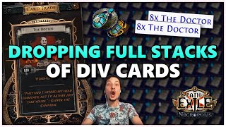 PoE 8 DOCTORS  Dropping full stacks of div cards with the new scarabs  Stream Highlights 822 [upl. by Akinwahs]