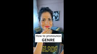 How to Pronounce Genre [upl. by Nwad999]