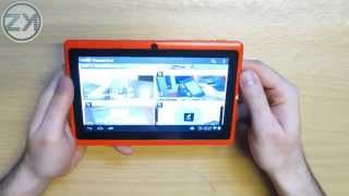 Allwinner A13 7inch Tablet PC Android 40 Review [upl. by Accebar658]