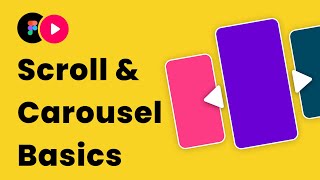 Basics of Scroll carousel interaction in Figma [upl. by Reel281]