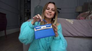 Распаковка и обзор Hermes Mini Kelly 20  Hermes Mini Kelly 20 unpacking and review [upl. by Corliss]