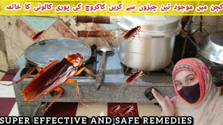 Safe And Effective Way To Kill CockroachesRemedies To Get Rid Of Cockroachestarabkhanvlogs [upl. by Soulier857]