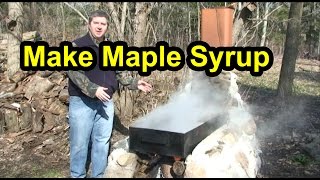 How To Make Maple Syrup  Boiling amp Finishing [upl. by Tanah]