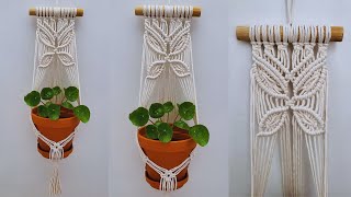 🦋🌿DIY PORTAMACETAS de MACRAME paso a paso  DIY Macrame Plant Hanger Step by Step Tutorial [upl. by Ardaid]