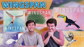 Wingspan  Everything You Need To Know in 33 Minutes  Asia Nesting Box Oceania Europe and Base [upl. by Noraed]