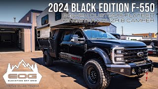 2024 Black Edition F550 Delivery Feat Bowen Customs Flatbed amp Kingstar KRUZR 8 [upl. by Neerual]