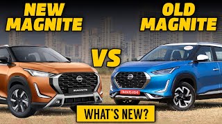 New Nissan Magnite facelift VS Old Magnite  Whats new magnite 2024 vs magnite 2023 comparison [upl. by Heinrike]