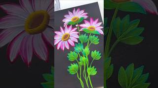 Easy Flowers Drawing  drawing painting flowers art easydrawing shorts [upl. by Billy75]