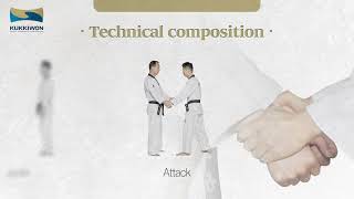 Kukkiwon TKD Self Defense  Poomsae 16  Hansu application [upl. by Aeriell]