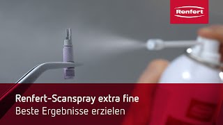 RenfertScanspray extra fine  richtig Sprühen [upl. by Bernardina]