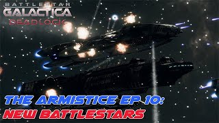 Battlestar Galactica Just the Battles  Armistice Ep 10 New Battlestars Engage [upl. by Sigmund]